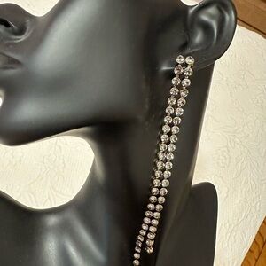 Zara rhinestone dangle earnings.